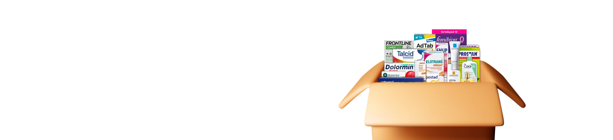 Box full of Medicine Apo-Versand